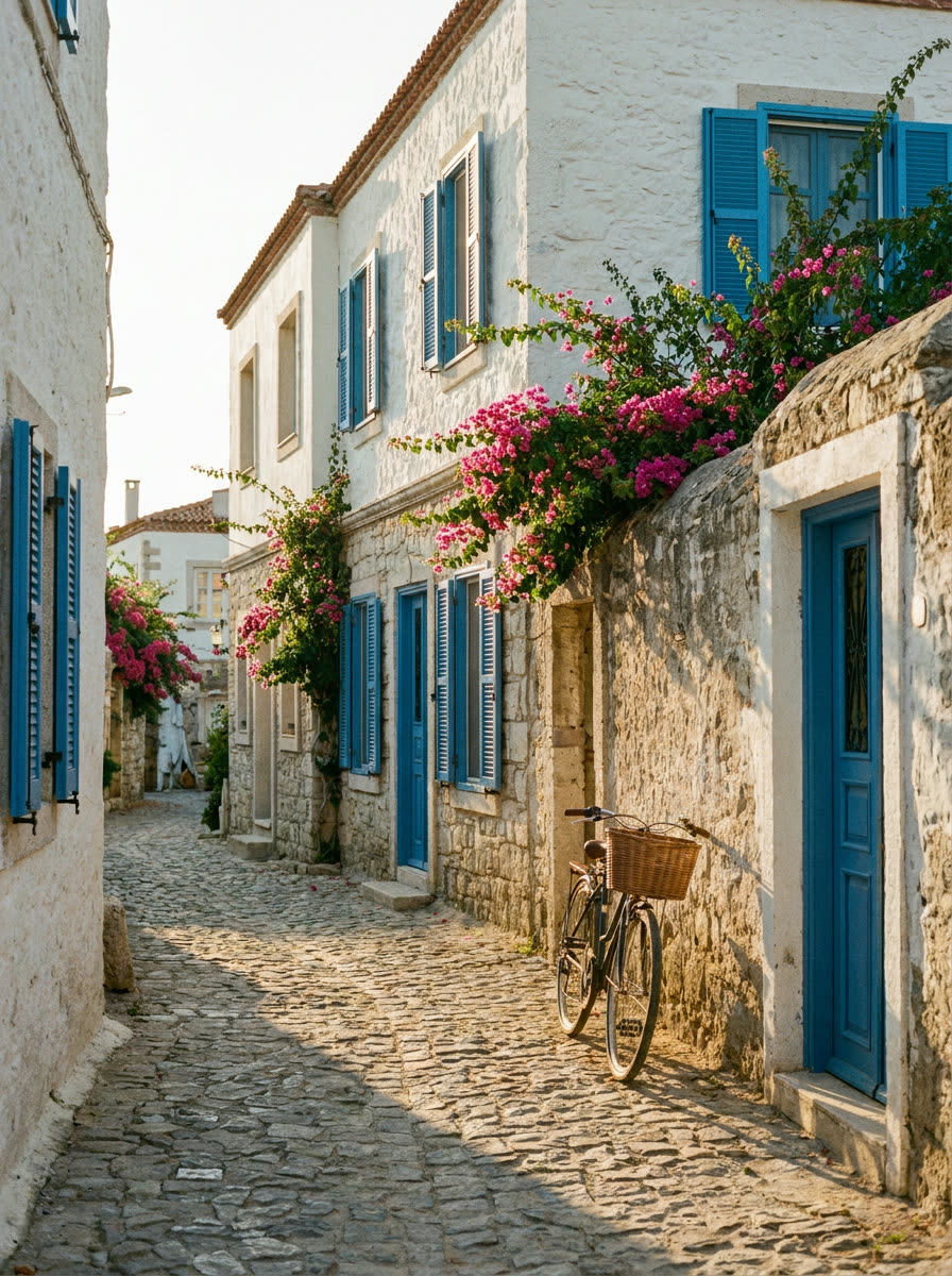 Alaçatı sokakları, İzmir